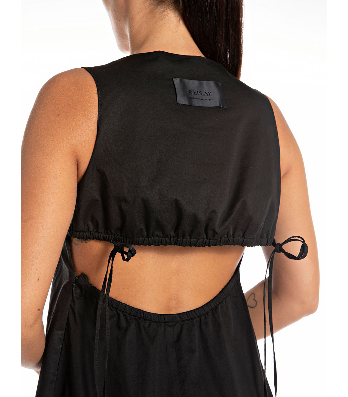 カットアウトディテール ロングドレス 詳細画像 ブラック 6